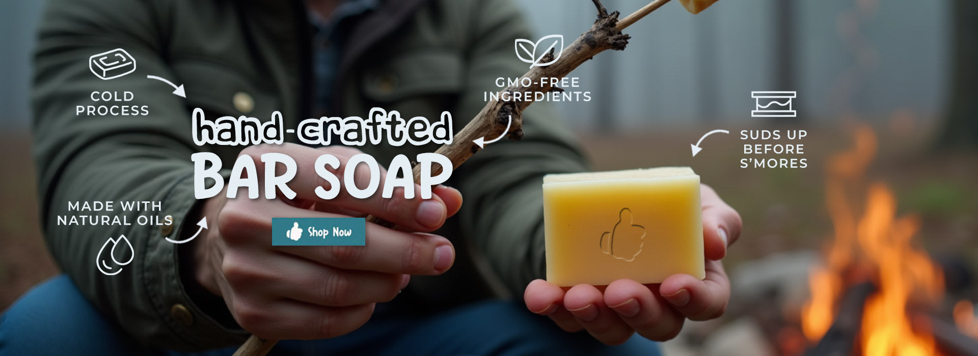 Display of various Bar Soaps items (Desktop Background Image)