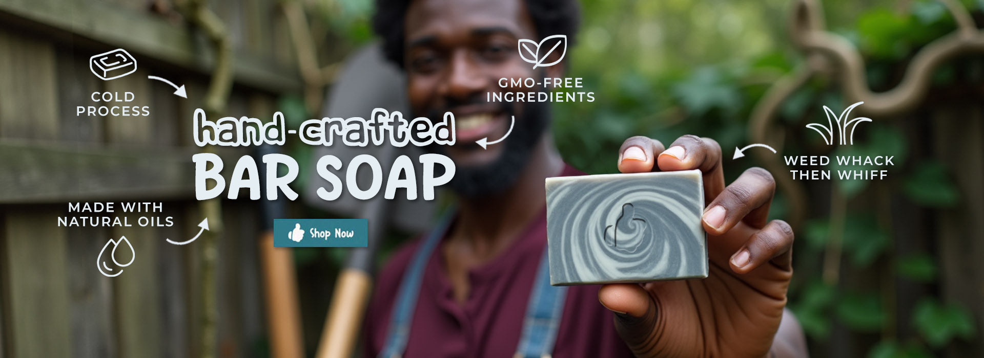 Display of various Bar Soaps items (Desktop Background Image)