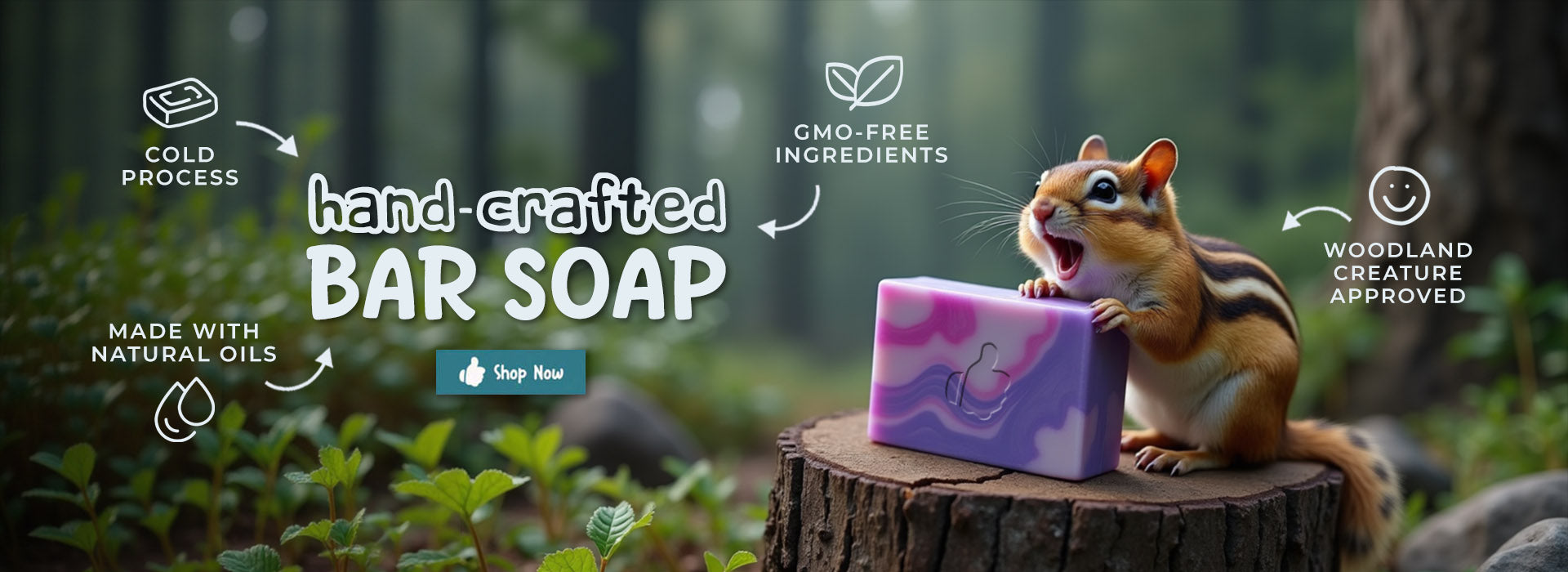 Display of various Bar Soaps items (Desktop Background Image)