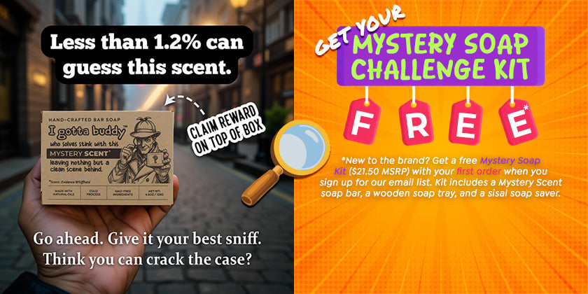 Free Sniff Challenge — free Mystery Soap Kit with your first order