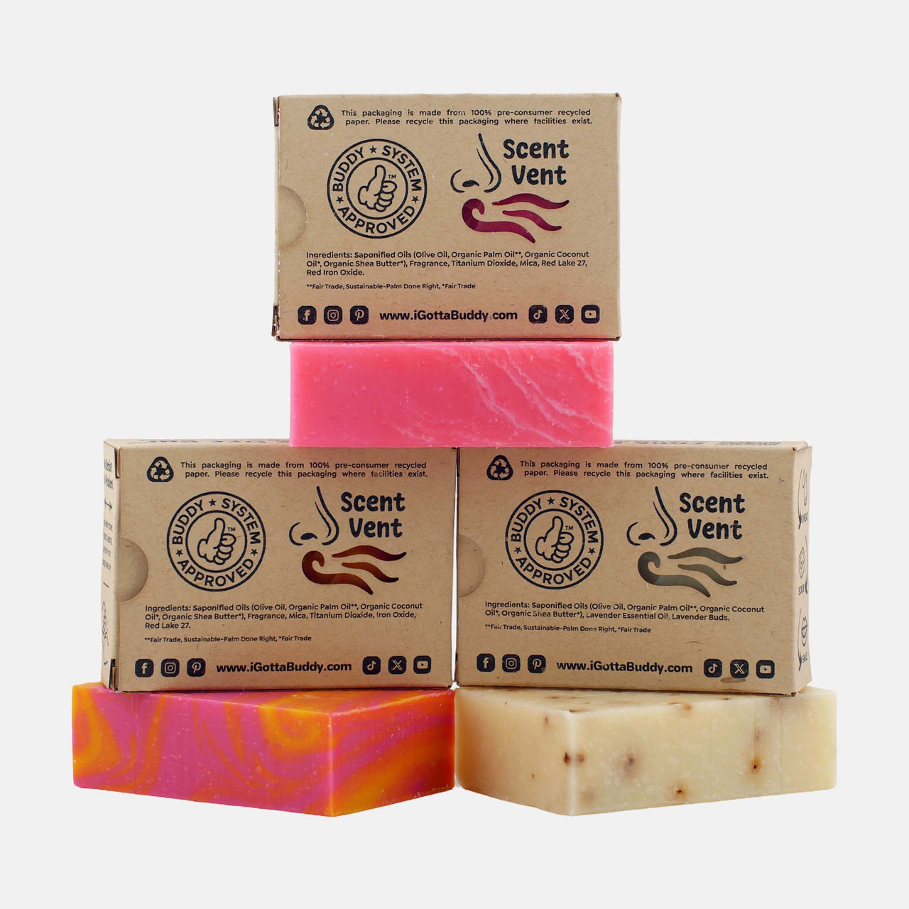 Garden Party Themed 3-Bar Soap Bundle