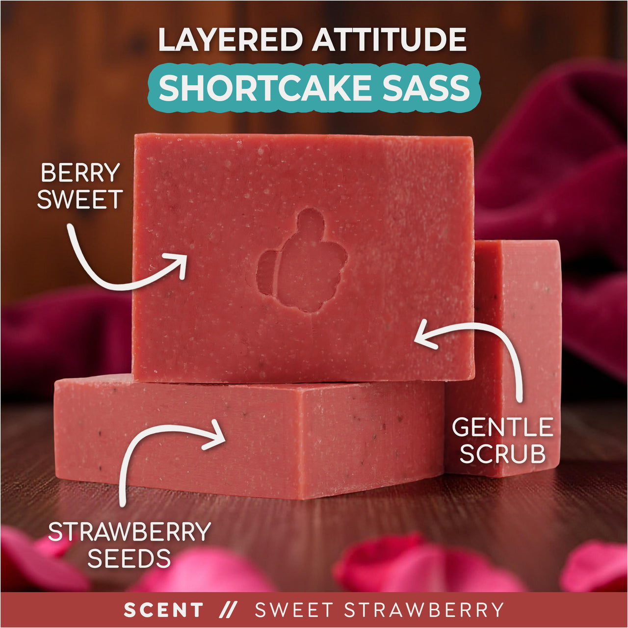 Shortcake Sass Hand-Crafted Bar Soap