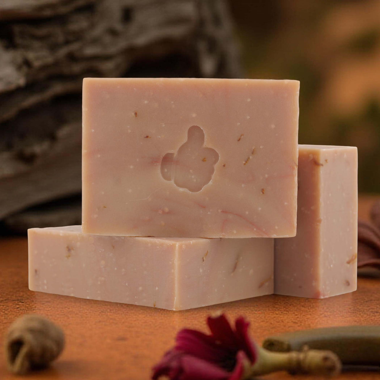 I gotta buddy who soaps the saddle with Buckaroo Blossom - Bar Soap
