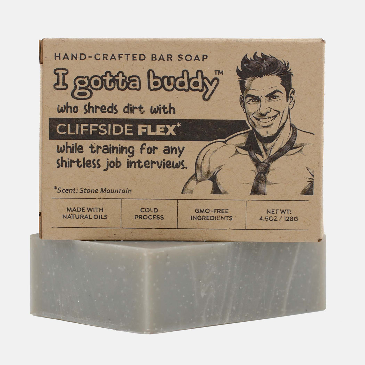 I gotta buddy who shreds dirt with Cliffside Flex - Bar Soap