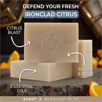 Thumbnail for Ironclad Citrus Hand-Crafted Bar Soap - Image 2