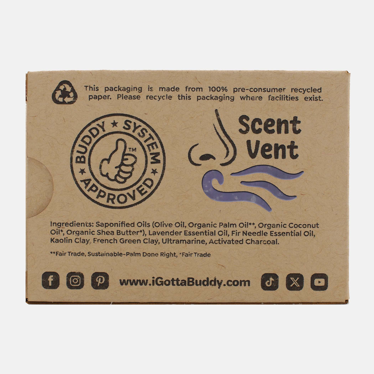 I gotta buddy who logs each wash with Lumberjack Juice - Bar Soap