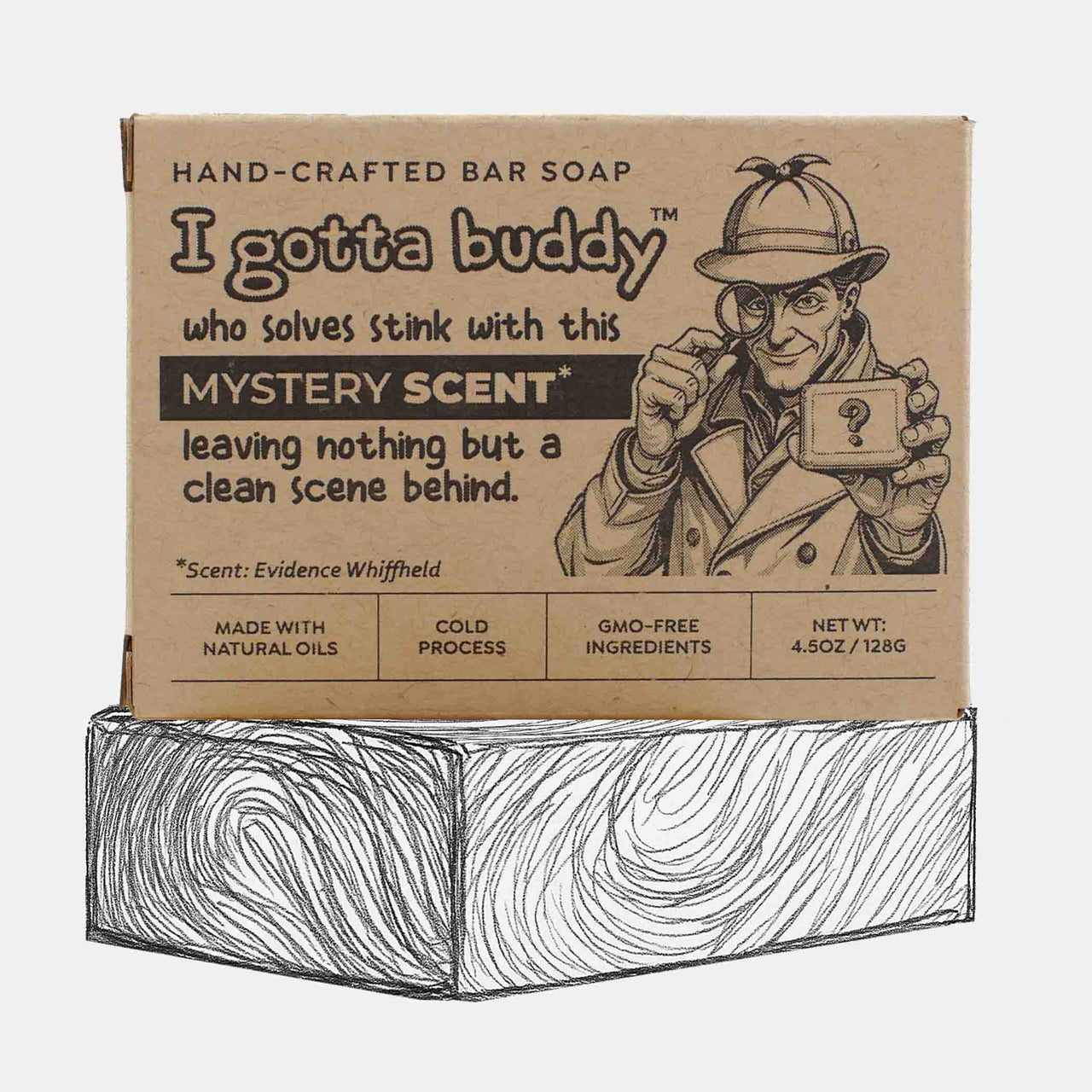 I gotta buddy who solves stink with this Mystery Scent - Bar Soap