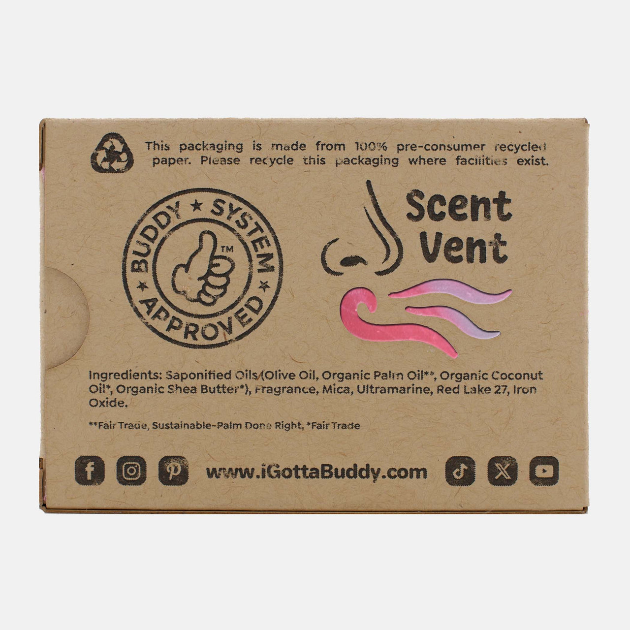 I gotta buddy who travels clean with Nomadic Jam - Bar Soap