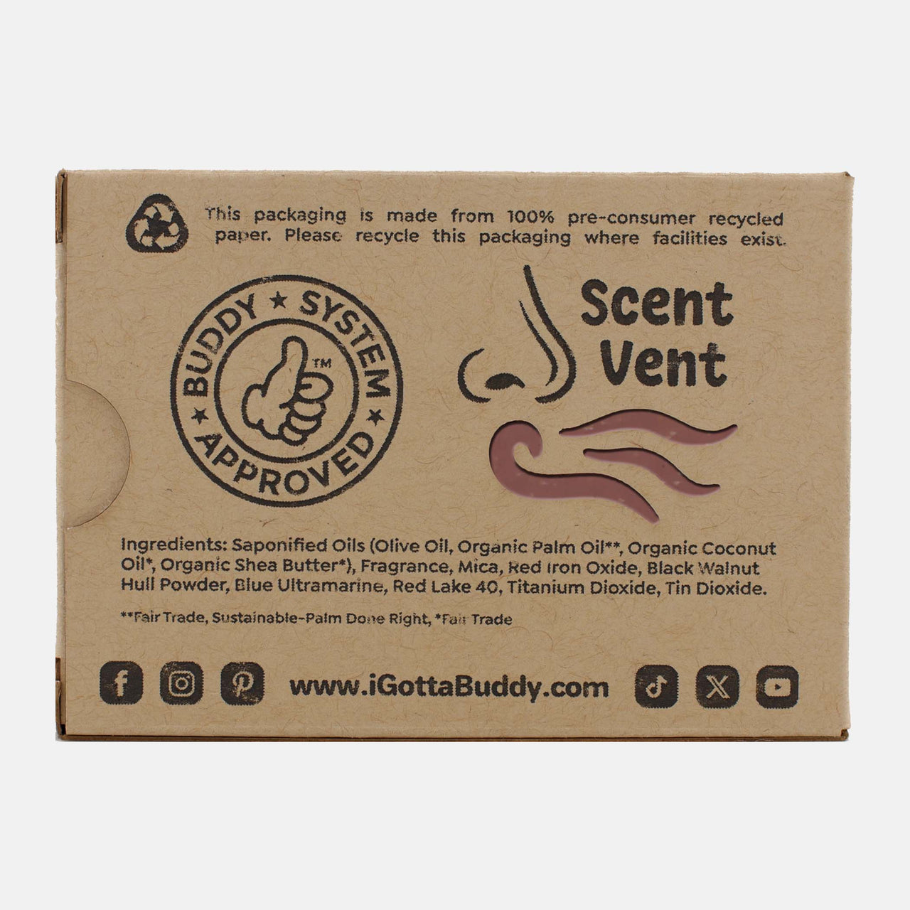 I gotta buddy who lifts the dirt with Outlaw Musk - Bar Soap