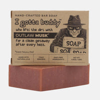 Thumbnail for I gotta buddy who lifts the dirt with Outlaw Musk - Bar Soap - Image 1