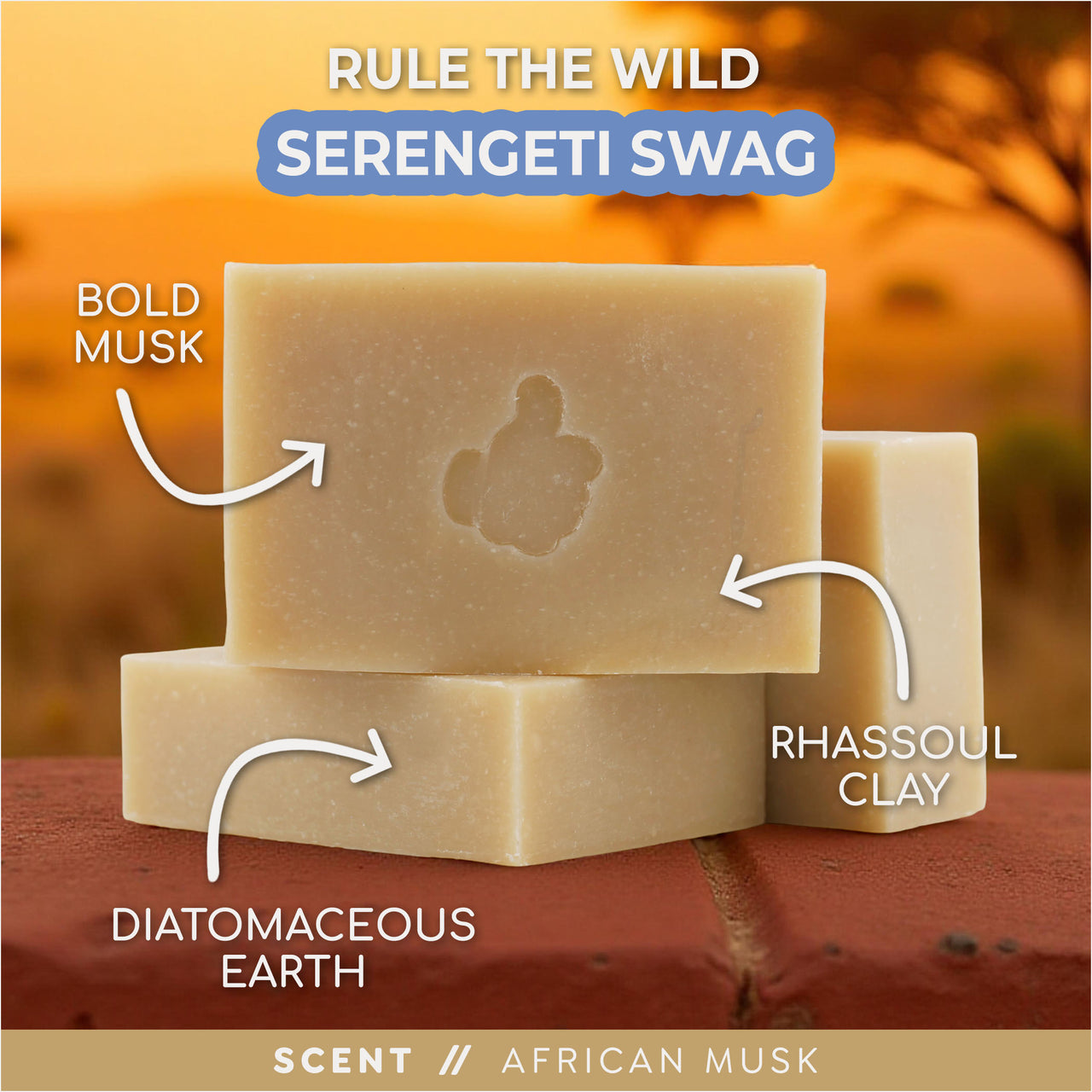 Serengeti Swag Hand-Crafted Bar Soap