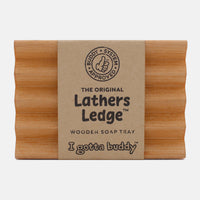 Thumbnail for The Original Lather's Ledge - Wooden Soap Tray - Image 1