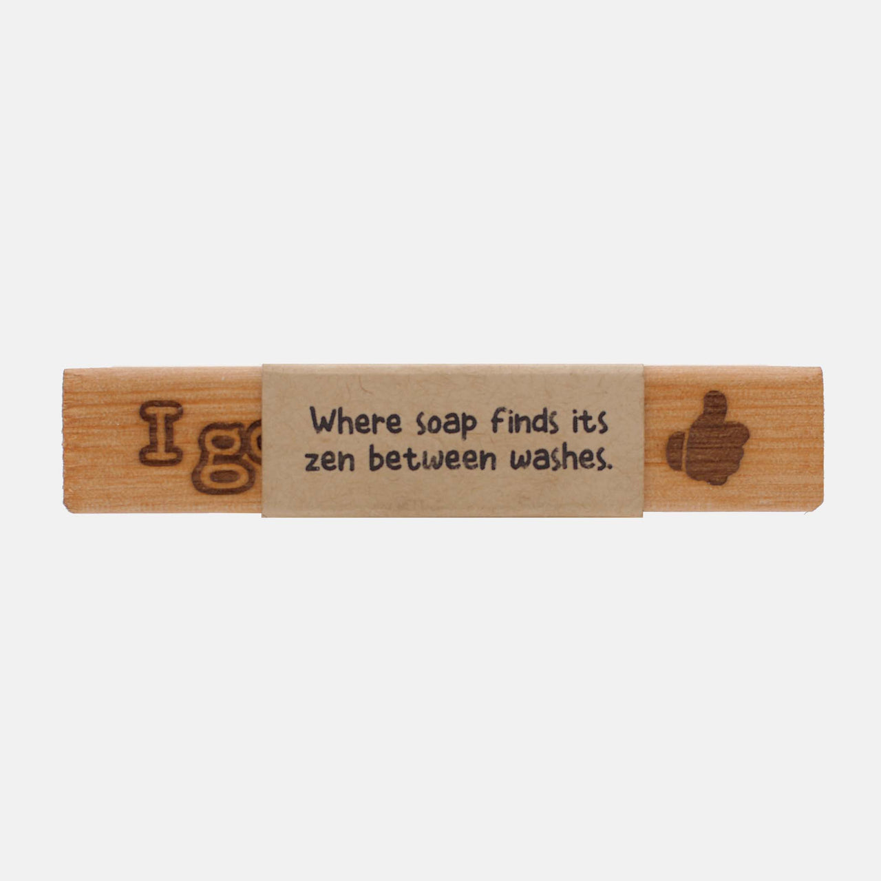 The Original Lather's Ledge - Wooden Soap Tray
